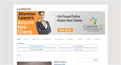 Desktop Screenshot of loudmeyell.com